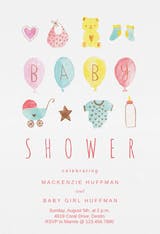 Baby Bounty - Baby Shower Invitation